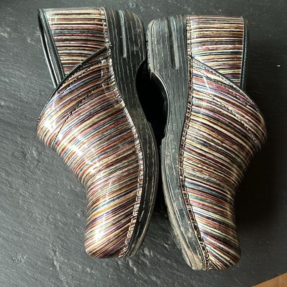 Dansko XP Professional Nurses Striped Clogs size 40 - Picture 4 of 10
